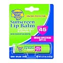 Banana Boat Sunscreen & Care Aloe Vera with Vitamin E Broad Spectrum Lip Balm - SPF 45, 0.15 Oz
