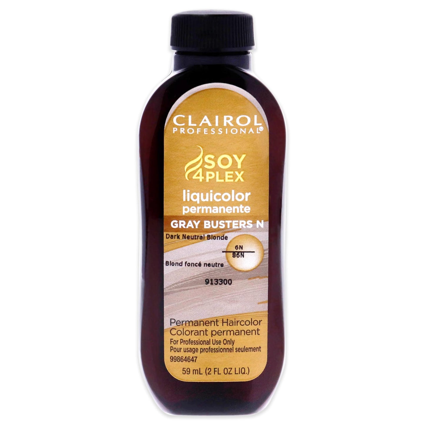 Clairol Professional Permanent Liquicolor, 6n Dark Neutral Blonde, 2 Fl Oz - Packaging May Vary