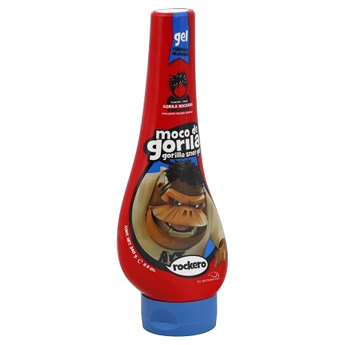 Moco De Gorila Gel Mega Hold 11.99 Ounce (Red) Rockero (355ml) (2 Pack)