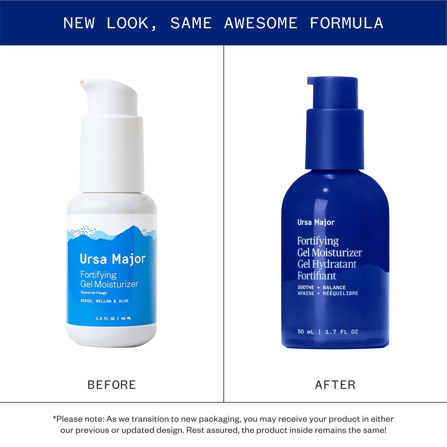 Ursa Major Fortifying Gel Moisturizer | Hydrating Daily Moisturizer | Vegan, Cruelty-Free | Formerly known as Fortifying Face Balm | Calming