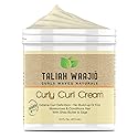 Taliah Waajid Curls Waves Natural - Curly Curl Cream | Extreme Curl Definition Hair Styling Gel | No Build-up or Frizz | 100% Paraben Free | Shea