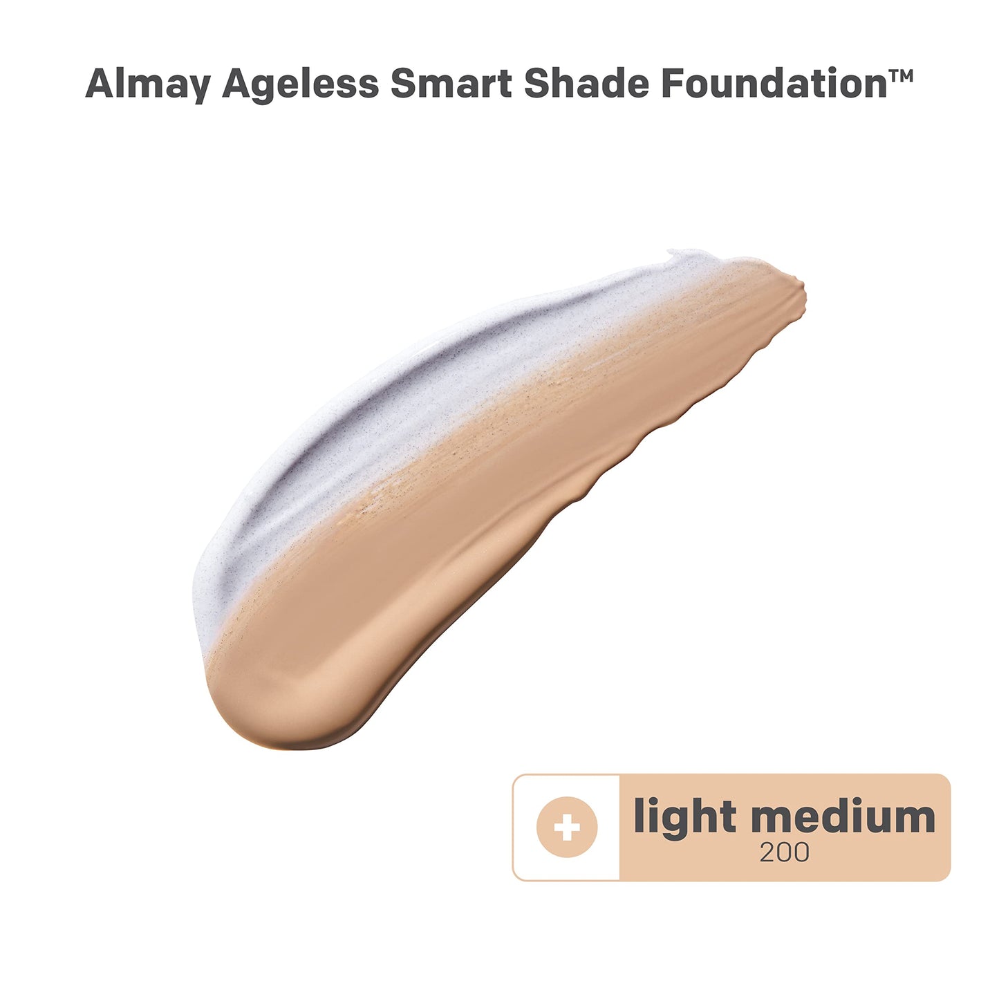 Almay Anti-Aging Foundation, Smart Shade Face Makeup with Hyaluronic Acid, Niacinamide, Vitamin C & E, Hypoallergenic-Fragrance Free, 200 Light