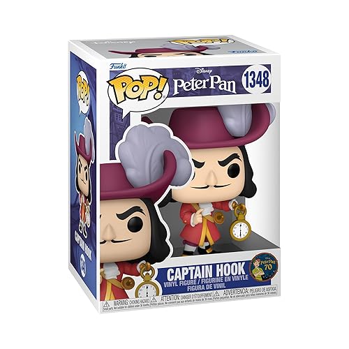 Funko POP! Disney: Peter Pan 70th - Captain Hook - Collectable Vinyl Figure - Gift Idea - Official Merchandise - for Kids & Adults - Movies Fans…