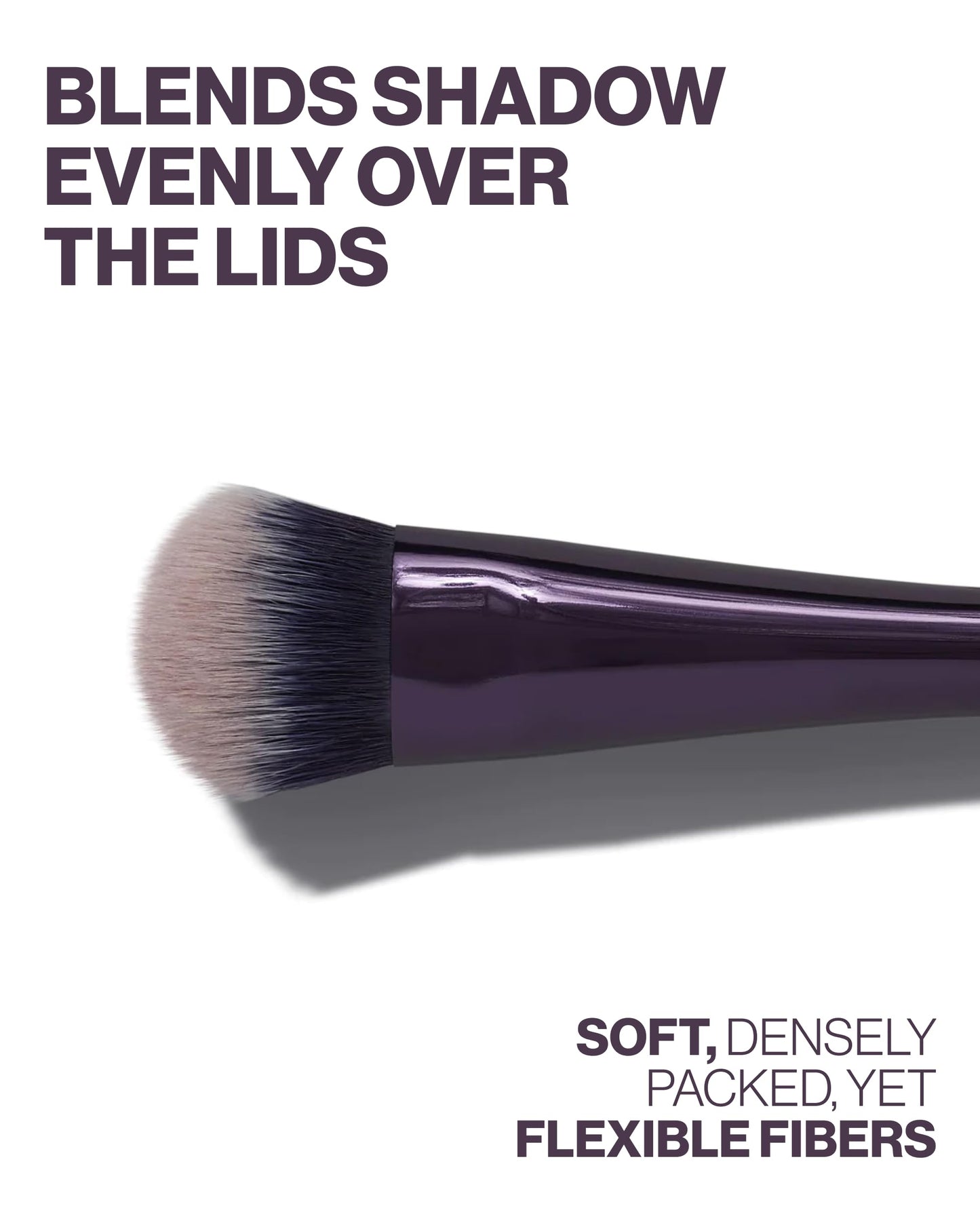 Anisa Beauty Eye Fan All-Over Brush | Soft Dense Vegan Brush for Blending Cream, Liquid, and Powder Eyeshadow | Fan-Shaped Head for All-Over Lid