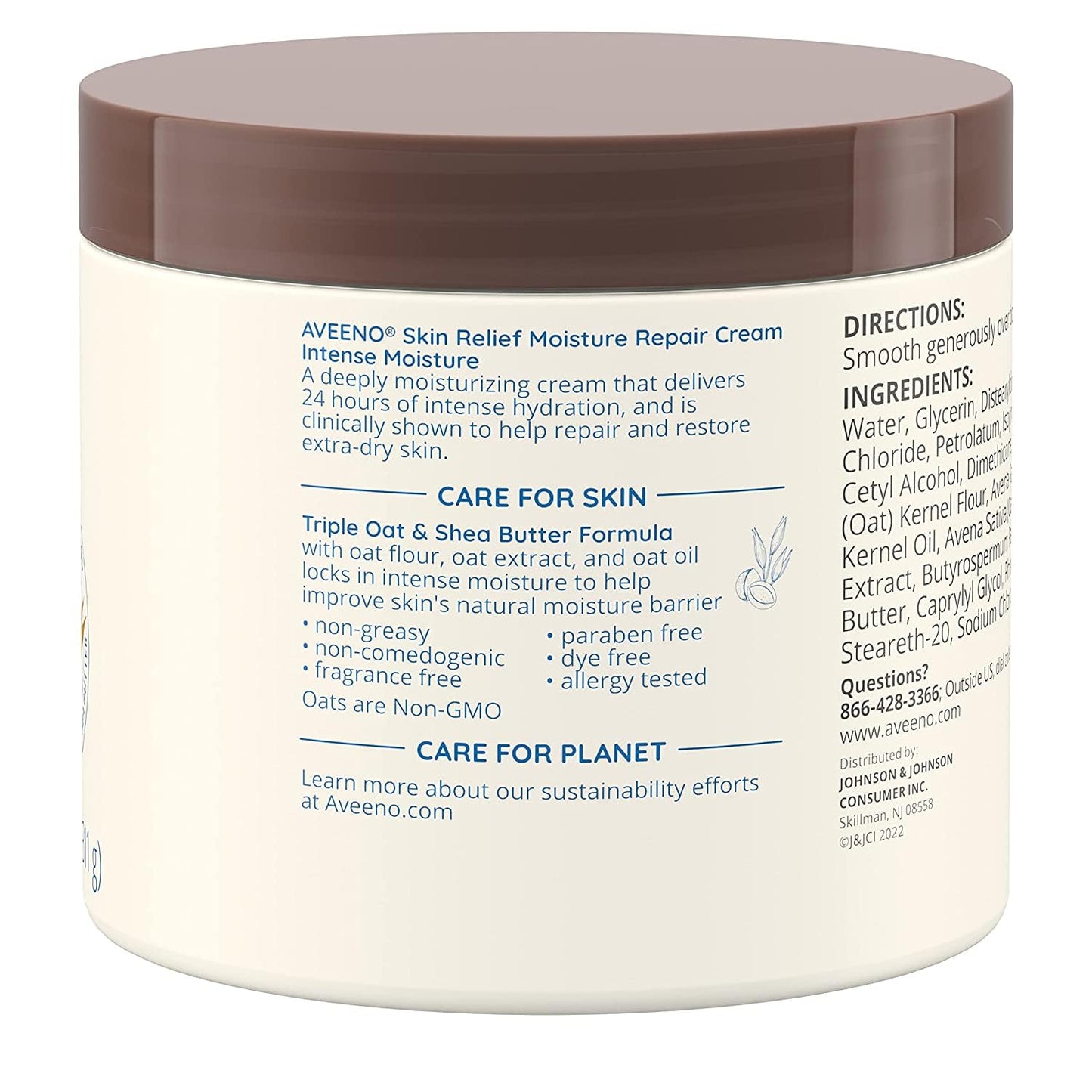 Aveeno Skin Relief Moisturizing Cream, Pack of 6