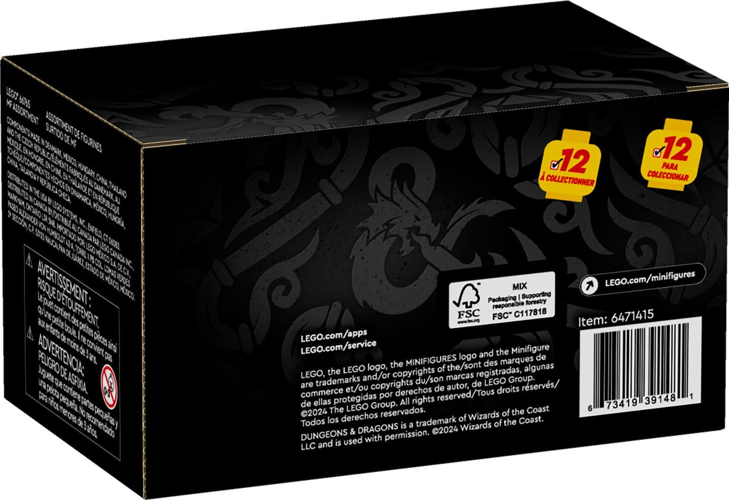 LEGO Minifigures Dungeons & Dragons 6-Pack – Collectible Figures for Kids & Fans, Toy for Boys & Girls Ages 5+, Gift Idea, 66765