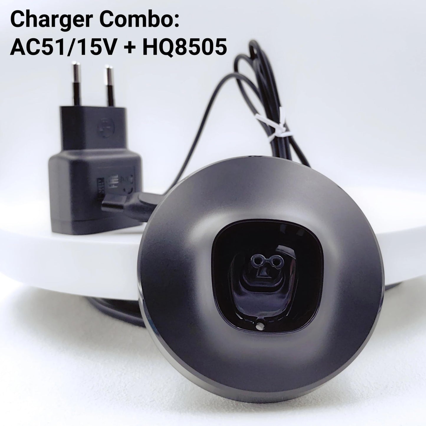 AC51/15V Charging Stand Base With HQ8505 Charger Cord, Compatible For Philips, Honeycomb Series 5000 7000 9000 Shaver S5531 S7731 S7735 S5536(US Plug Beauty and Personal Care YHNNH
