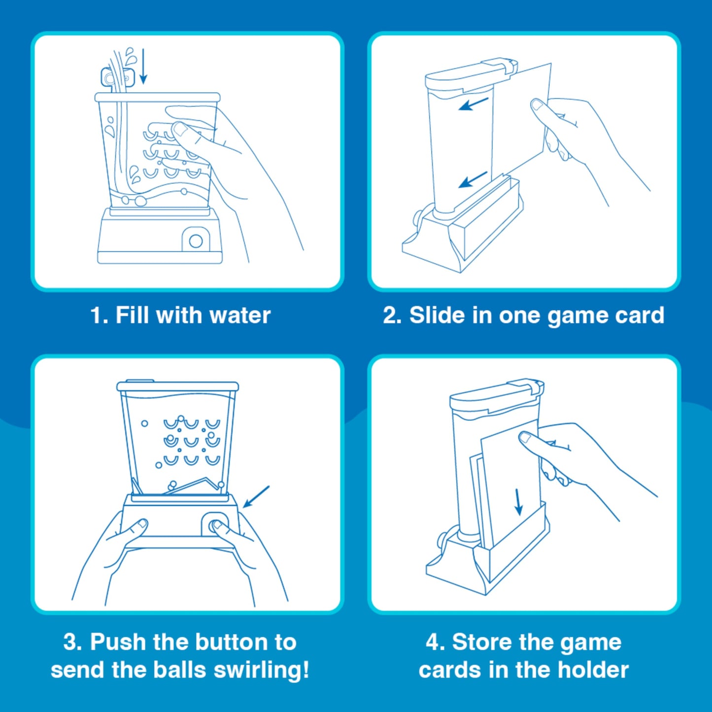 Romper Room Waterfuls The Classic Handheld Water Game Design You Own