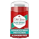Old Spice Aluminum Free Deodorant For Men, High Endurance, 24/7 Sweat Defense & Odor Protection, 24/7 Freshness & Lasting Scent, Pure Sport Scent