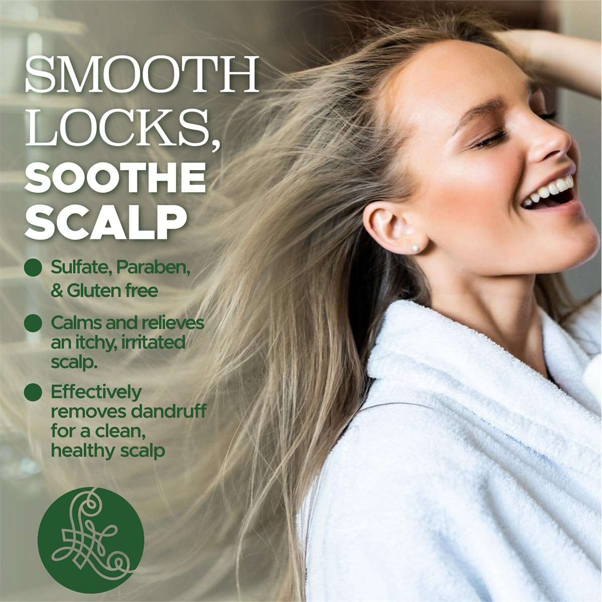 Luseta Clarifying Shampoo and Conditioner Set for Dry Scalp - Tea Tree Mint with Peppermint & Lavender Oil, Helps Refresh Scalp & Reduce Visible