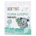 Aura Cacia Foam Bath for Kids, 2.5 Oz (Pack of 6) - Eucalyptus and Citrus Essential Oils, Gentle Cleansing Bubble Bath for Kids, Paraben-Free