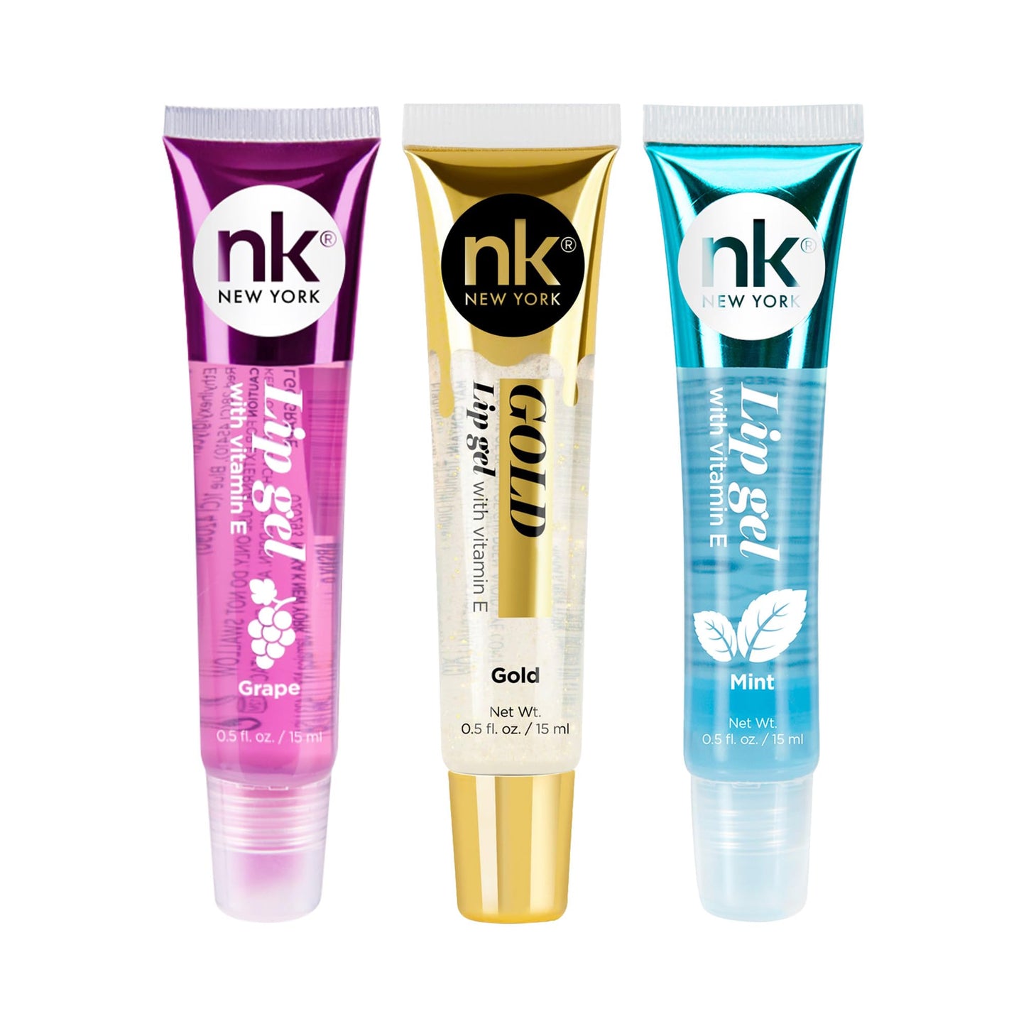 NICKA K NEW YORK Lip Gel, Hydrating, Lightweight, Glides on Effortlessly, Non Sticky Finish Lip Gel Colors
