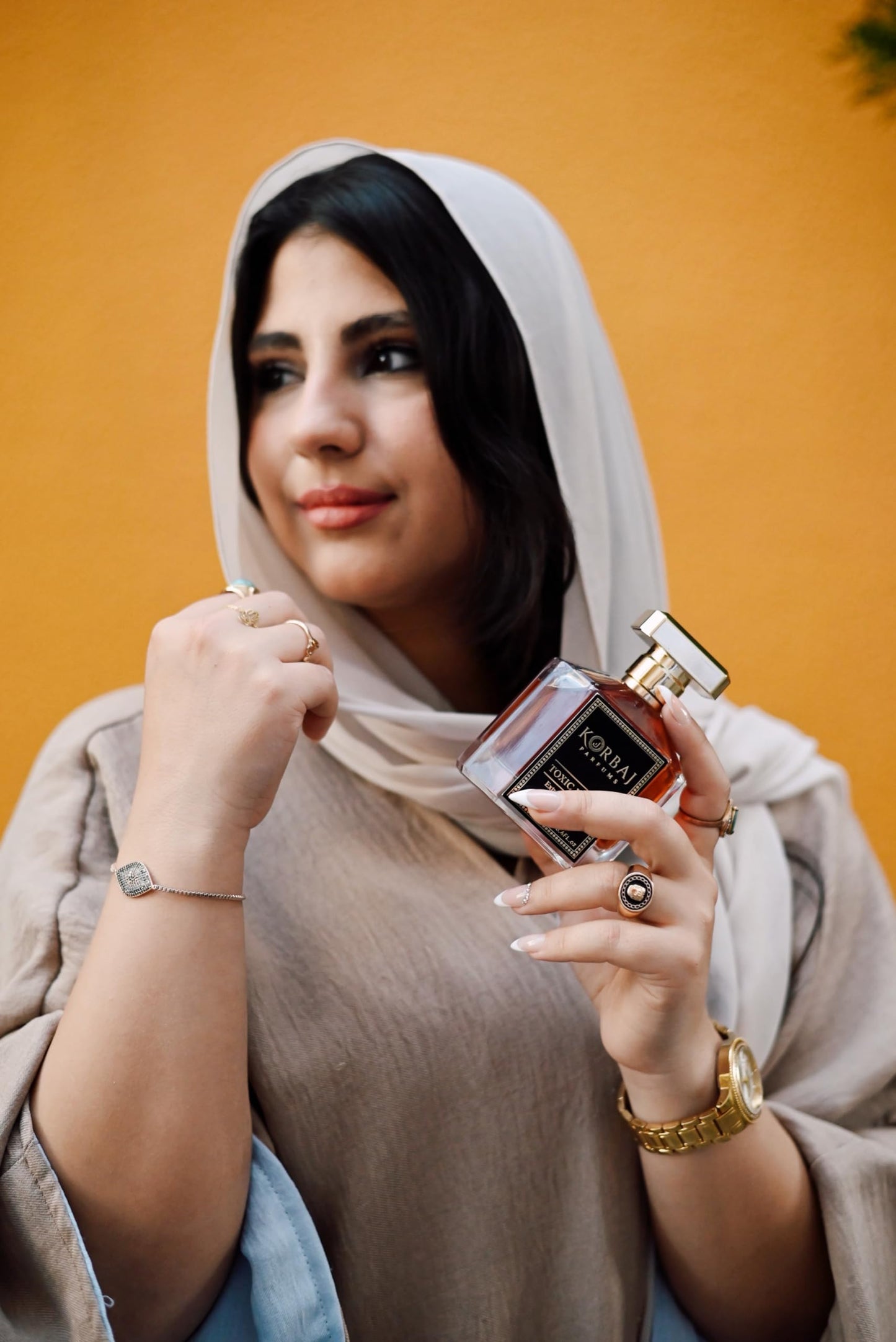 KORBAJ PARFUMS Toxic Desire - Arabian Perfume for Women and Men, EDP Mens Cologne with Cognac Oil, Oak Absolute, Cinnamon Essence, Tonka Bean