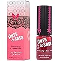 Elizabeth Mott Tints & Sass Lip and Cheek Stain - Long-Lasting Rosy Pink Tint for Lips & Cheeks, Natural Buildable Color, Smudge-Proof, Lightweight