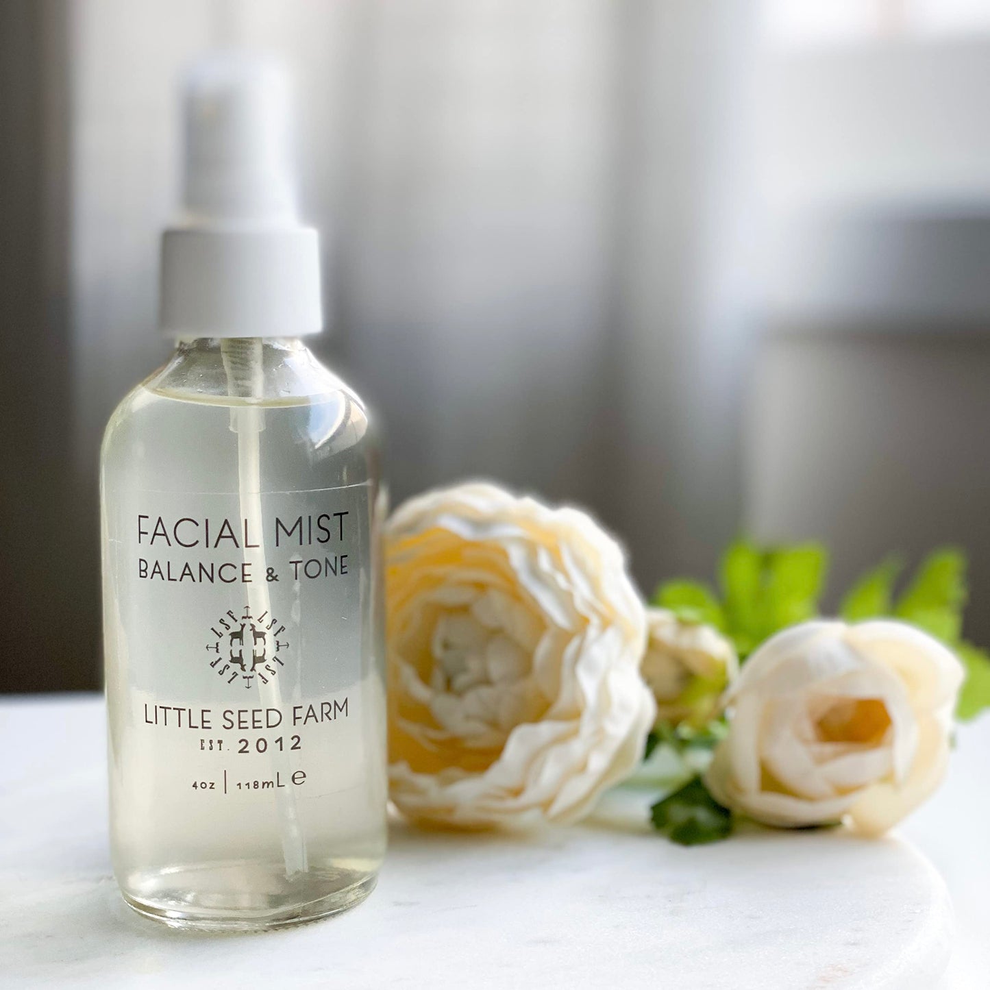 Little Seed Farm Balancing Facial Mist & Toner - Witch Hazel Toner & Pore Minimizer, Net Wt. 4 fl oz | 118ml