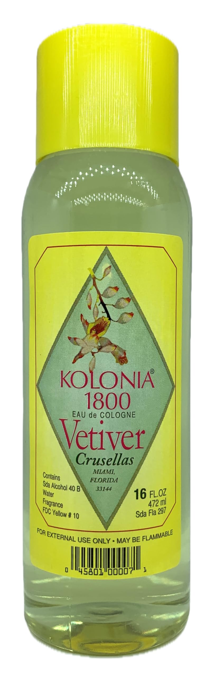 Crusellas Legitima Kolonia 1800 Vetiver Cologne (16 Fl. Oz.)