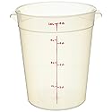 Cambro 8 qt Round Polypropylene Food Storage Container - Camwear®
