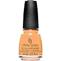 China Glaze Nail Lacquer, Tangerine Heat, 0.5 fl oz Beauty & Personal Care China Glaze