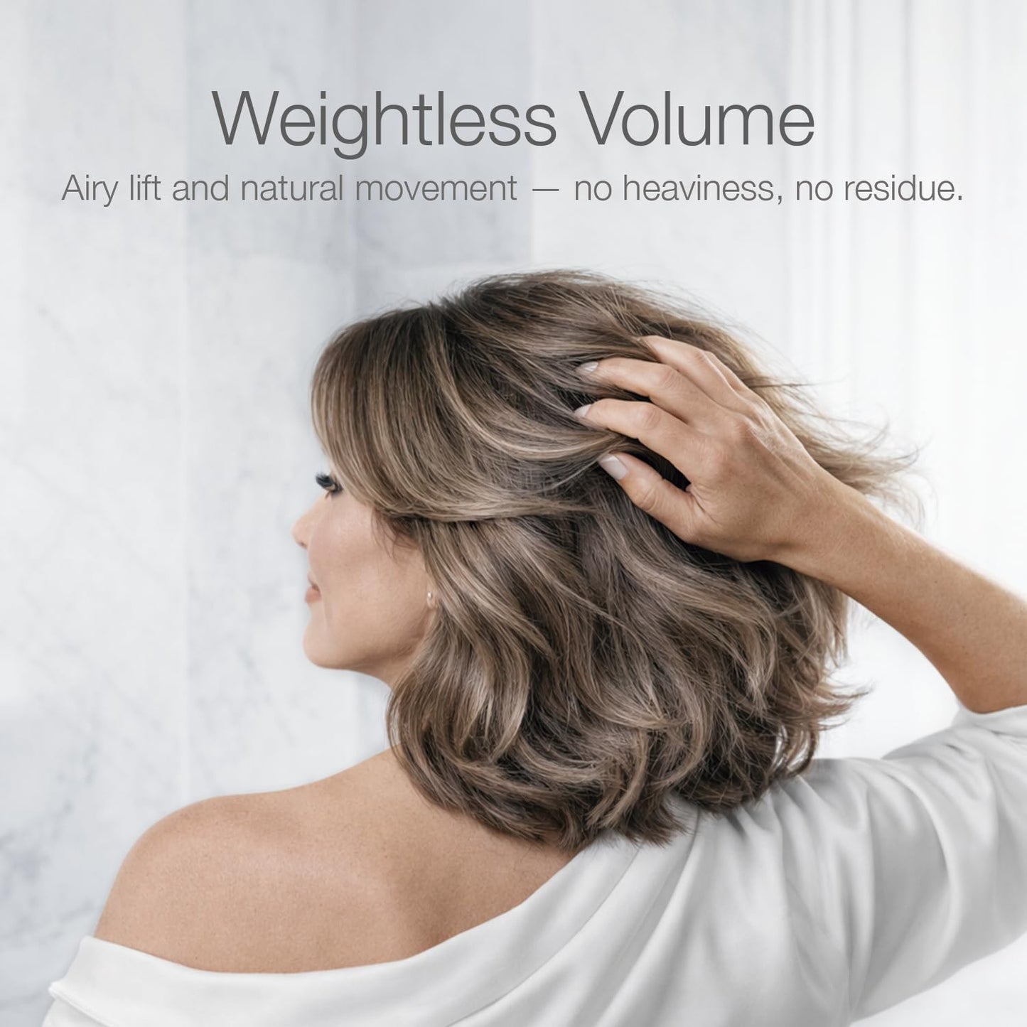 Better Not Younger Volumizing Mousse - Lightweight Hair Volumizer for Fine Hair with Biotin - Adds Body & Shine - 48H Hold - Anti-Frizz & Sulfate-Free