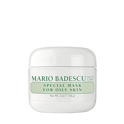 Mario Badescu Special Mask for Oily Skin, Clay Mask Face Care Ideal for Oily or Sensitive Skin, Oil-Absorbing Bentonite, Kaolin and Magnesium