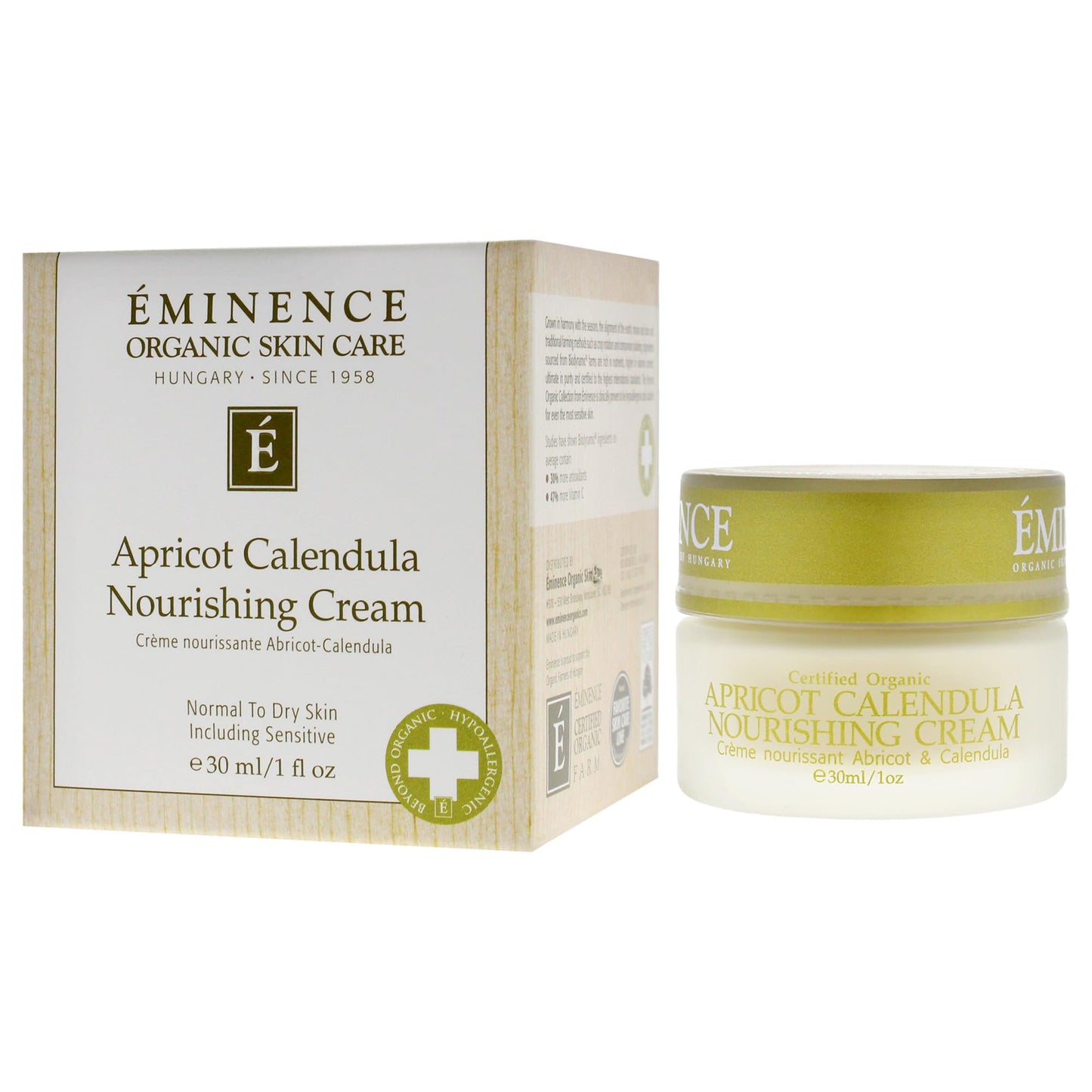 Eminence Apricot Calendula Nourishing Cream 1 Oz