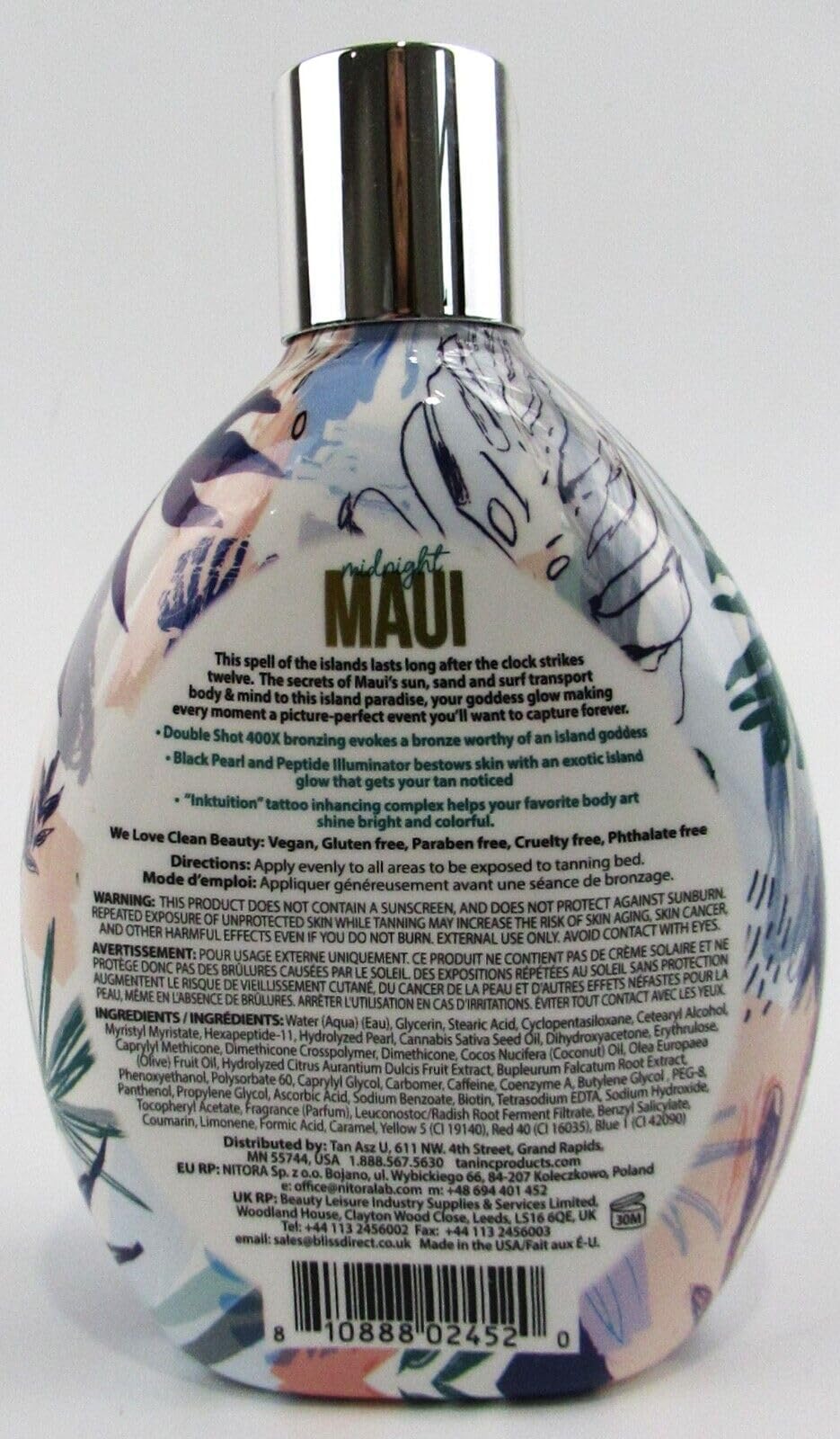 TAN ASZ U Midnight Maui Double Shot 400X Bronzer - 13.5 oz
