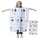 TILYIALA Kids Hair Cutting Cape,Kids Barber Cape Salon Capes for Hair Stylist Haircut Hairdresser Cape Barber Supplies (White Animals)