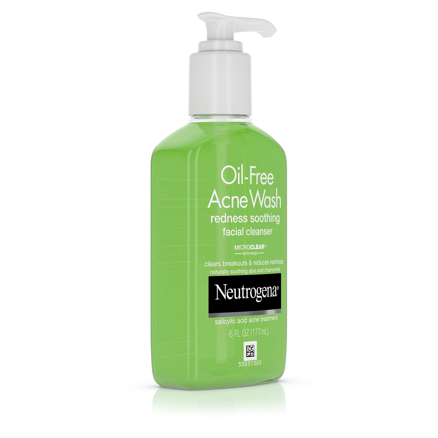 Neutrogena Oil-Free Acne and Redness Facial Cleanser, Soothing Face Wash with Salicylic Acid Acne Medicine, Aloe, and Chamomile to Reduce Facial Beauty and Personal Care Neutrogena