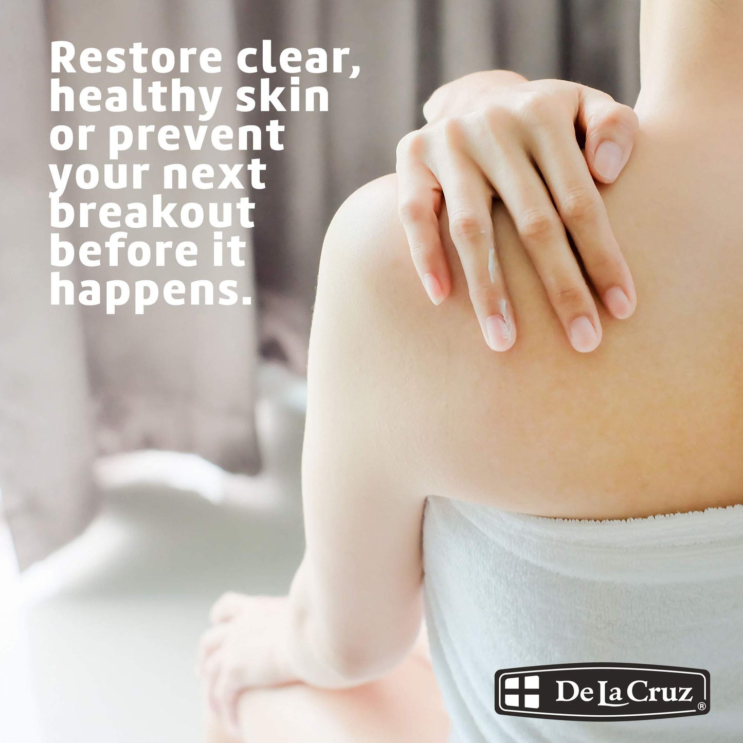 De La Cruz 10% Sulfur Ointment - Cystic Acne Treatment for Face and Body - Daily 10 Min Spot Treatment Mask - Safe and Effective Game Changing