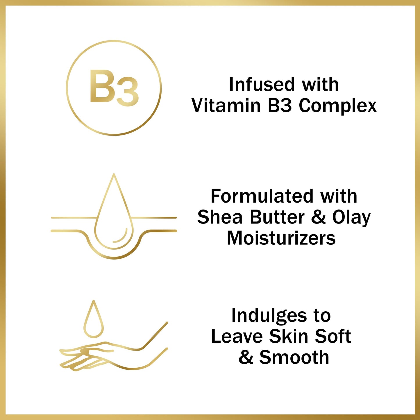 Olay Moisture Outlast Ultra Moisture Shea Butter Beauty Bar with Vitamin B3 Complex, 3.75 oz, (Pack of 6)