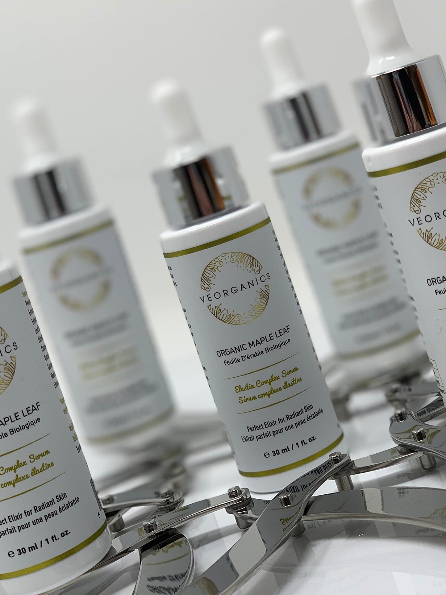 Organic Maple Leaf Elastin Complex Facial Serum - Rich in Vitamin C Serum - Face Serum Skin Care - Anti Aging Serum - Beauty & Personal Care Serum