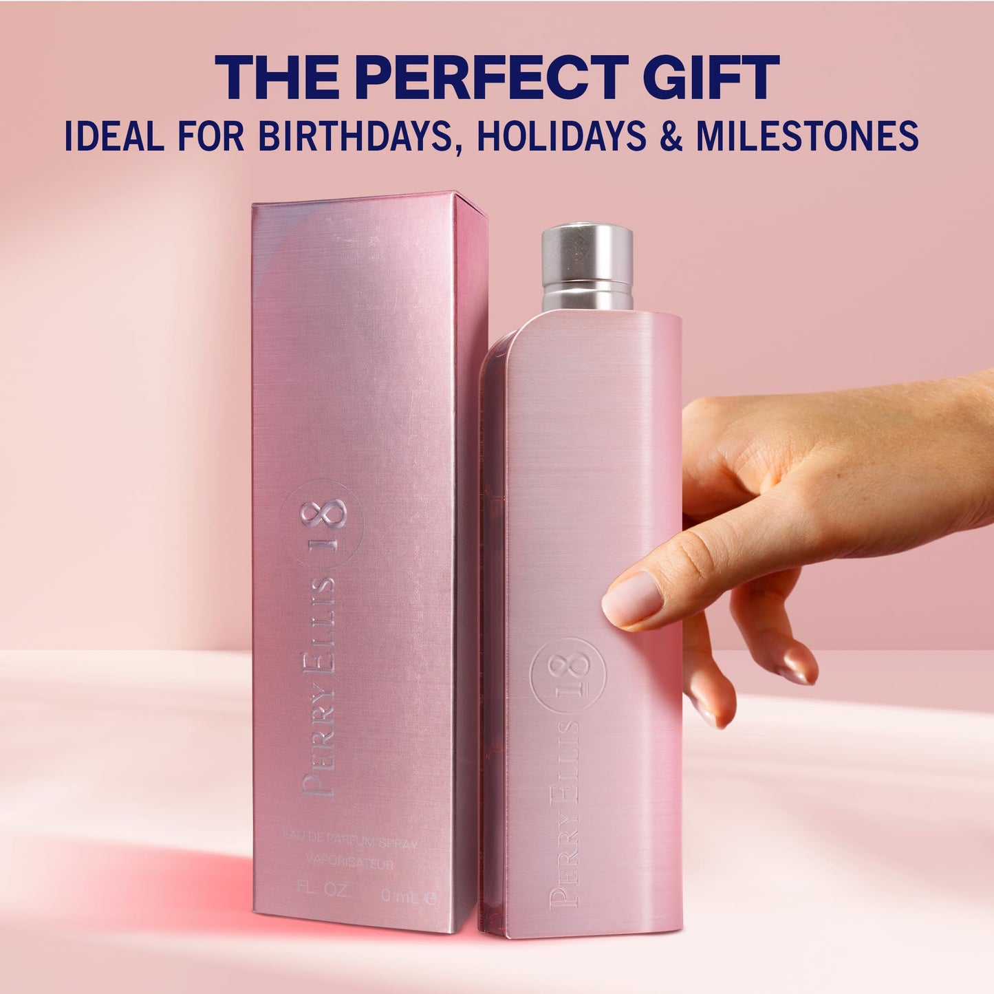 Perry Ellis 18 Eau De Parfum Spray for Women - Perfume for Women, Fruity Floral Fragrance, EDT, Sweet & Fresh Designer Scent for Her, Long Lasting