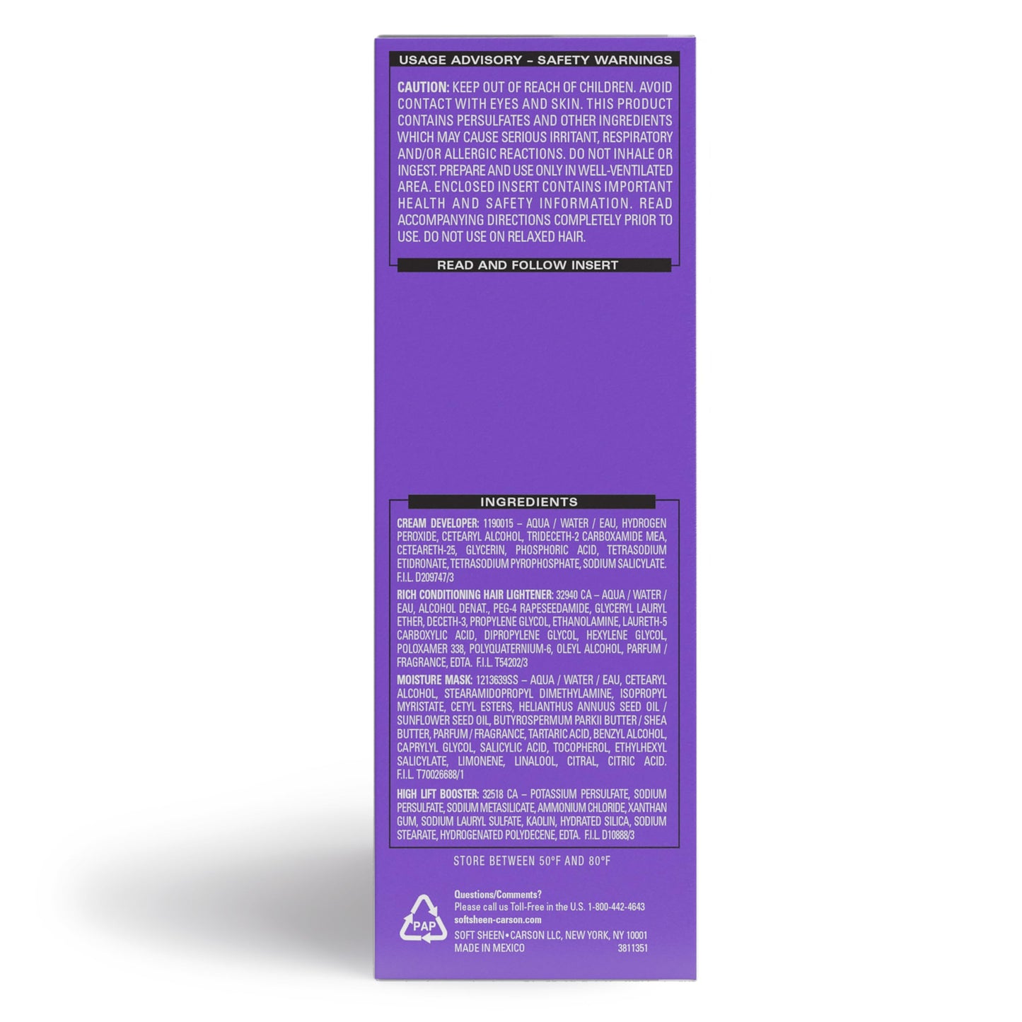 Dark & Lovely Color #396 Luminous Blonde (Pack of 3)