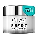 Olay Firming Eye Cream, Fragrance-Free, Collagen Peptide - Firm Skin Around the Eyes, 0.5 Fl Oz