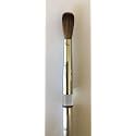Silver Handle CRIMPED 100% Kolinsky Acrylic Nail Brush (Crimped 8) Beauty & Personal Care Silver Handle Nail Brush