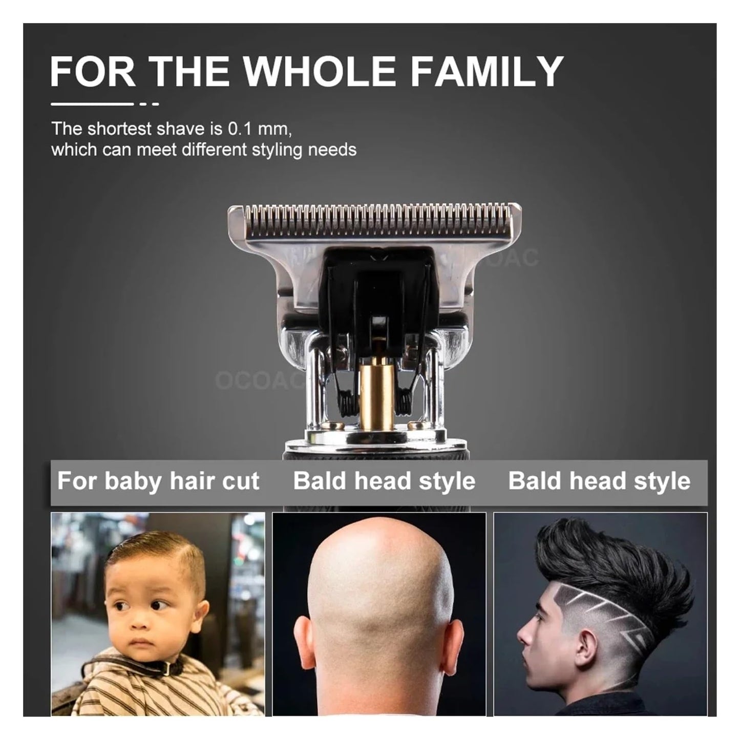 Razors Electric Hair Cutting Machine Vintage T9 Clipper Hair Rechargeable Man Shaver Trimmer for Men's Barber Professional(LCD Blue) Beauty and Personal Care EWKYLSEM