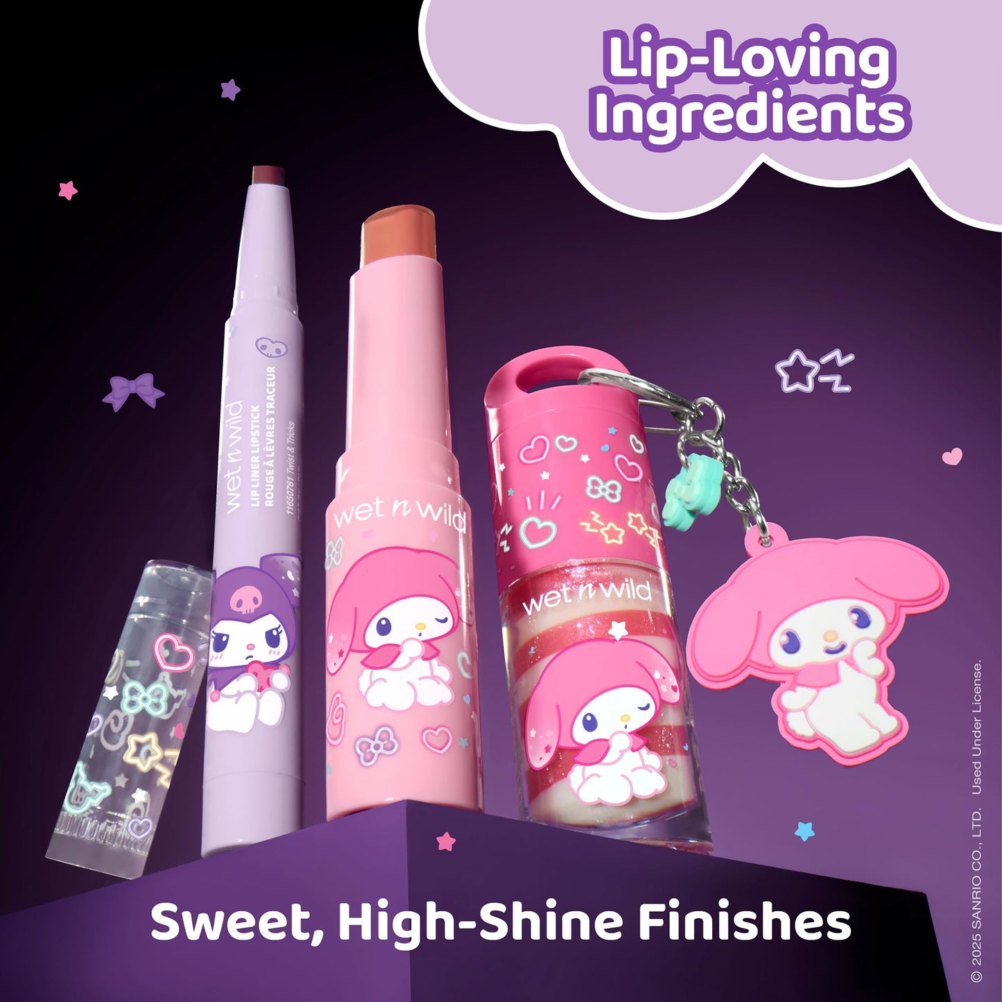 wet n wild My Melody and Kuromi Lip Liner Lipstick - Twist & Tricks