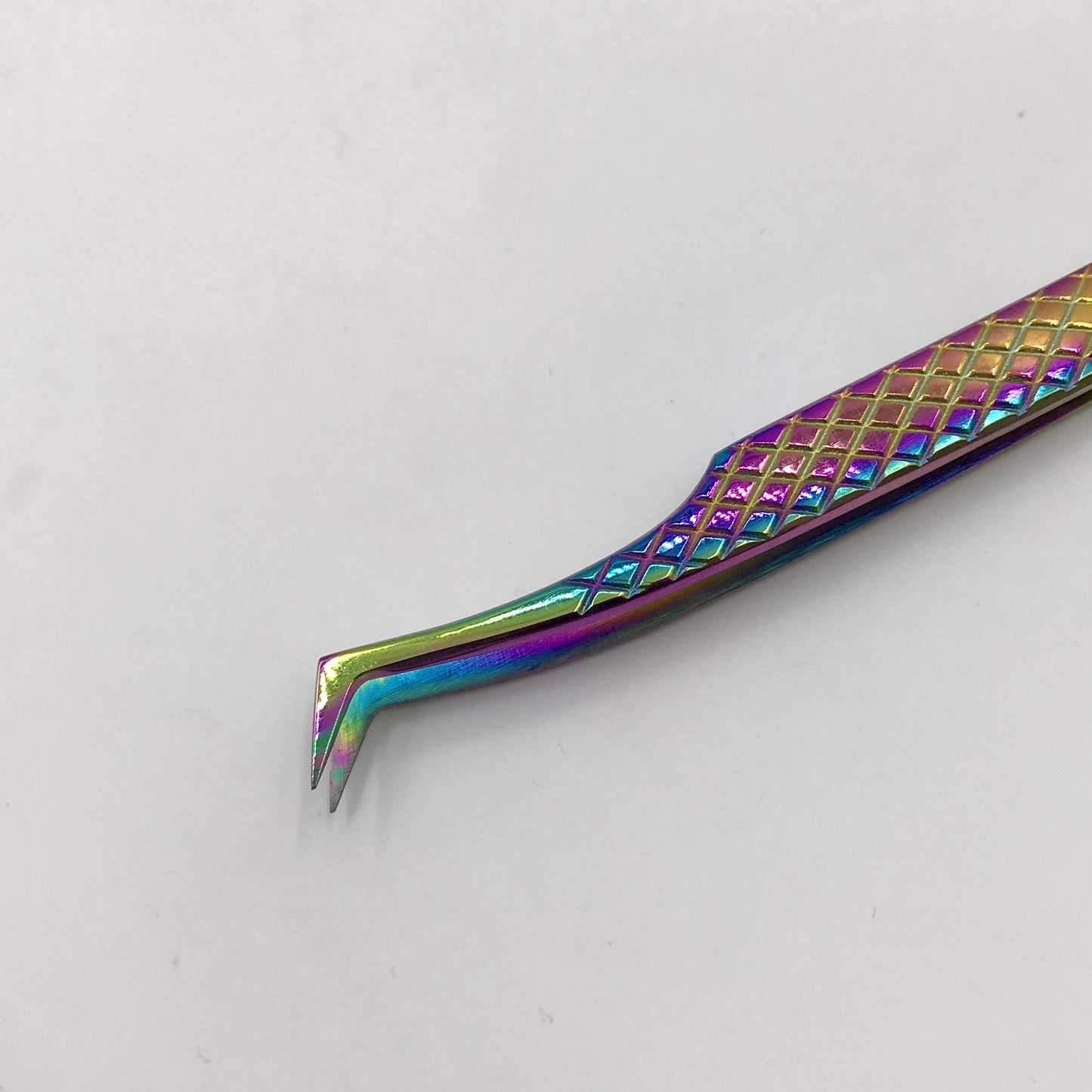 Tool Alement Japan Stainless Steel Plasma Coating 12cm Axe Tips Eyelash Tweezer R-JP11-4002