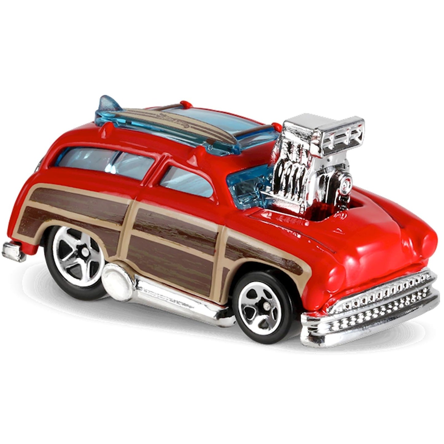 Hot Wheels 2017 Tooned Surf N Turf 198/365, Red and Brown