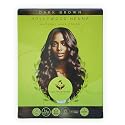 Hollywood Henna Hair Color Kit (Dark Brown) Organic Color Hair Beard Dye (Pack of 1-100g) Henna Based Hair Colors with Pure Herbs Free Chemicals Long