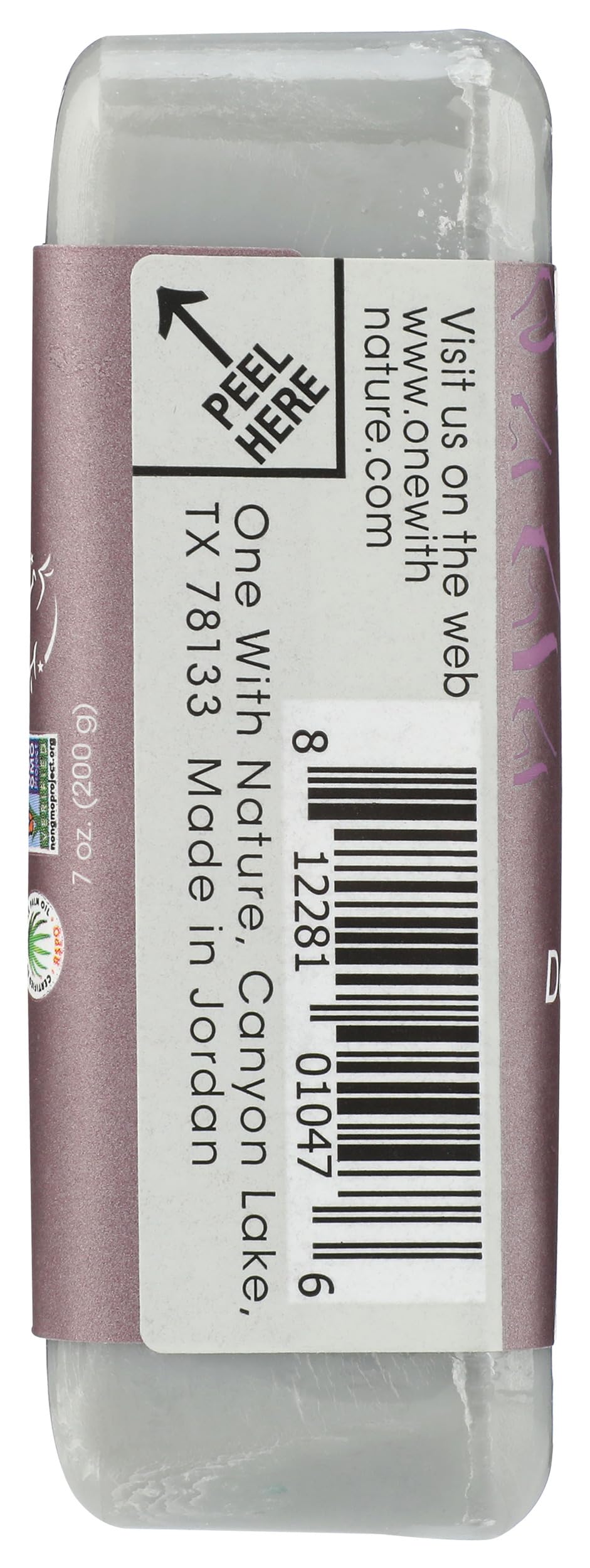 One With Nature Volcanic Mud Bar Soap, 7 Ounces (Pack Of 3)