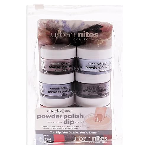 Cuccio Colour Powder Polish Nail Color Dip System - Fast, Easy And Odorless Application - Durable, Vibrant Color - Light And Natural Results - No Beauty & Personal Care Cuccio