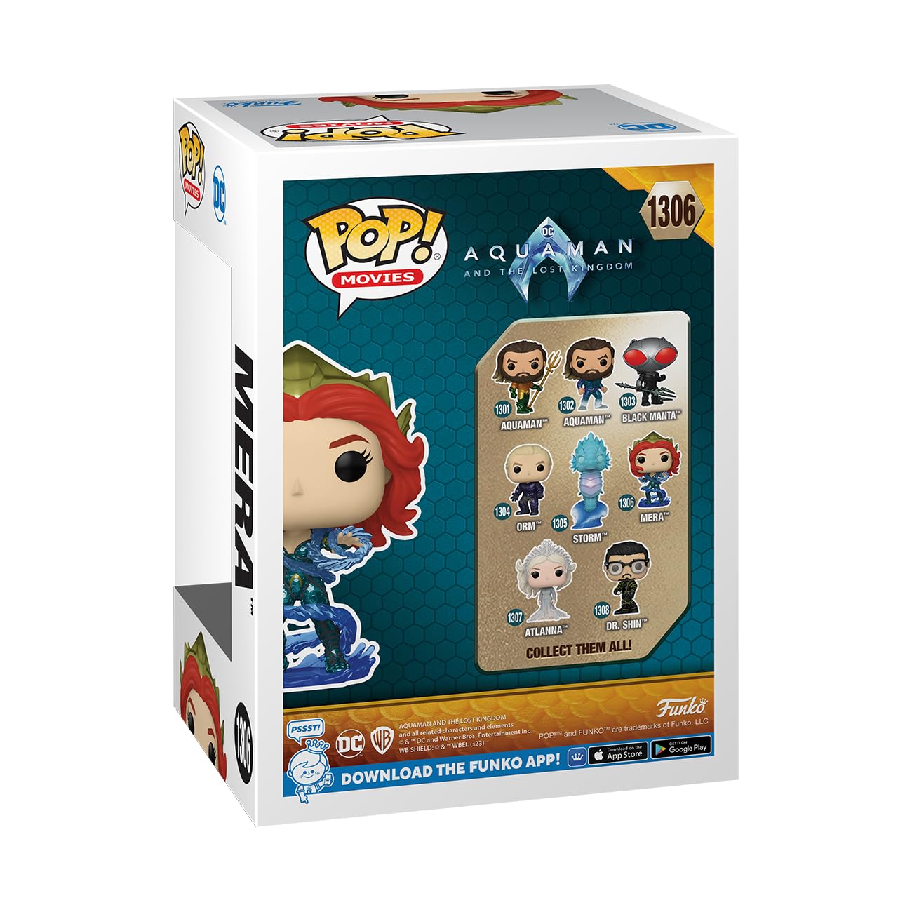 Funko POP! Movies: DC - Mera - Aquaman - Collectable Vinyl Figure - Gift Idea - Official Merchandise - for Kids & Adults - Movies Fans - Model Figure…