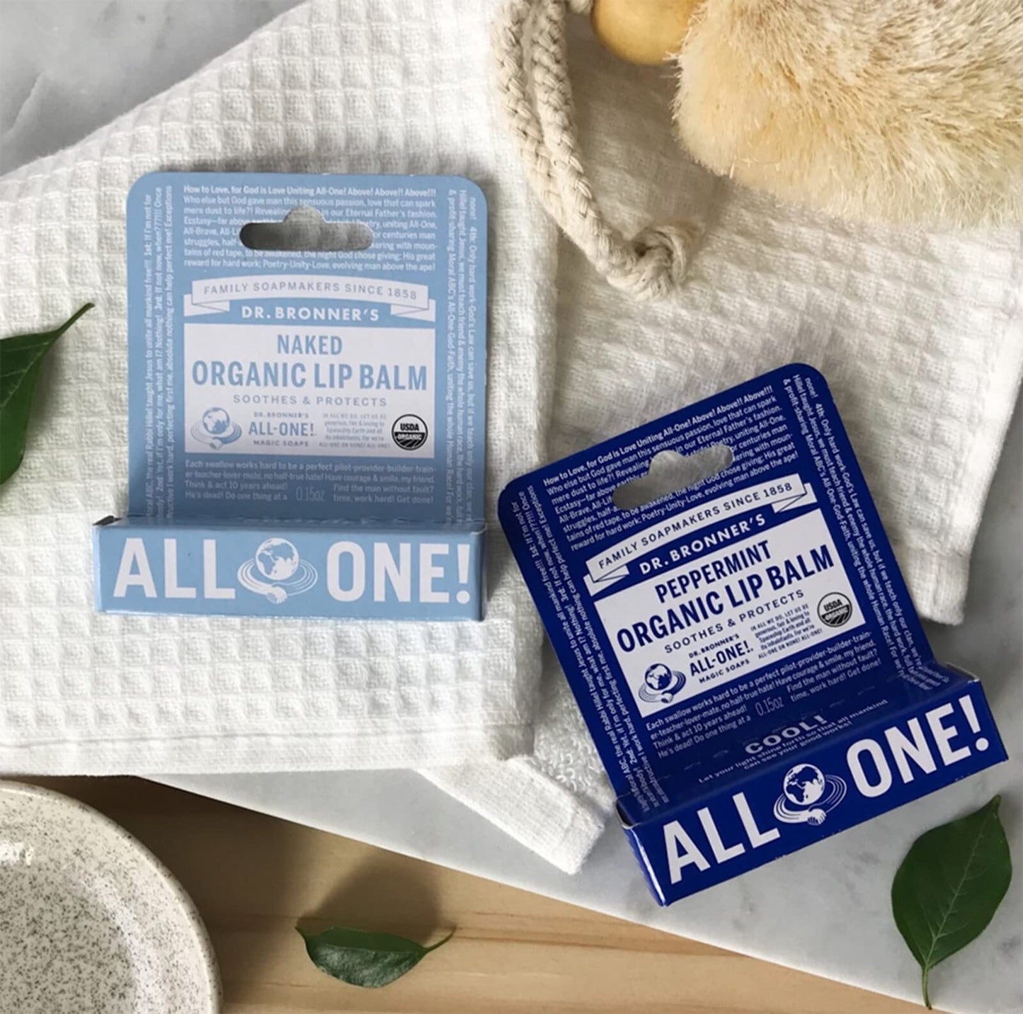 Dr. Bronner's Organic Lip Balm - Peppermint - 0.15 oz Beauty and Personal Care Dr. Bronner's
