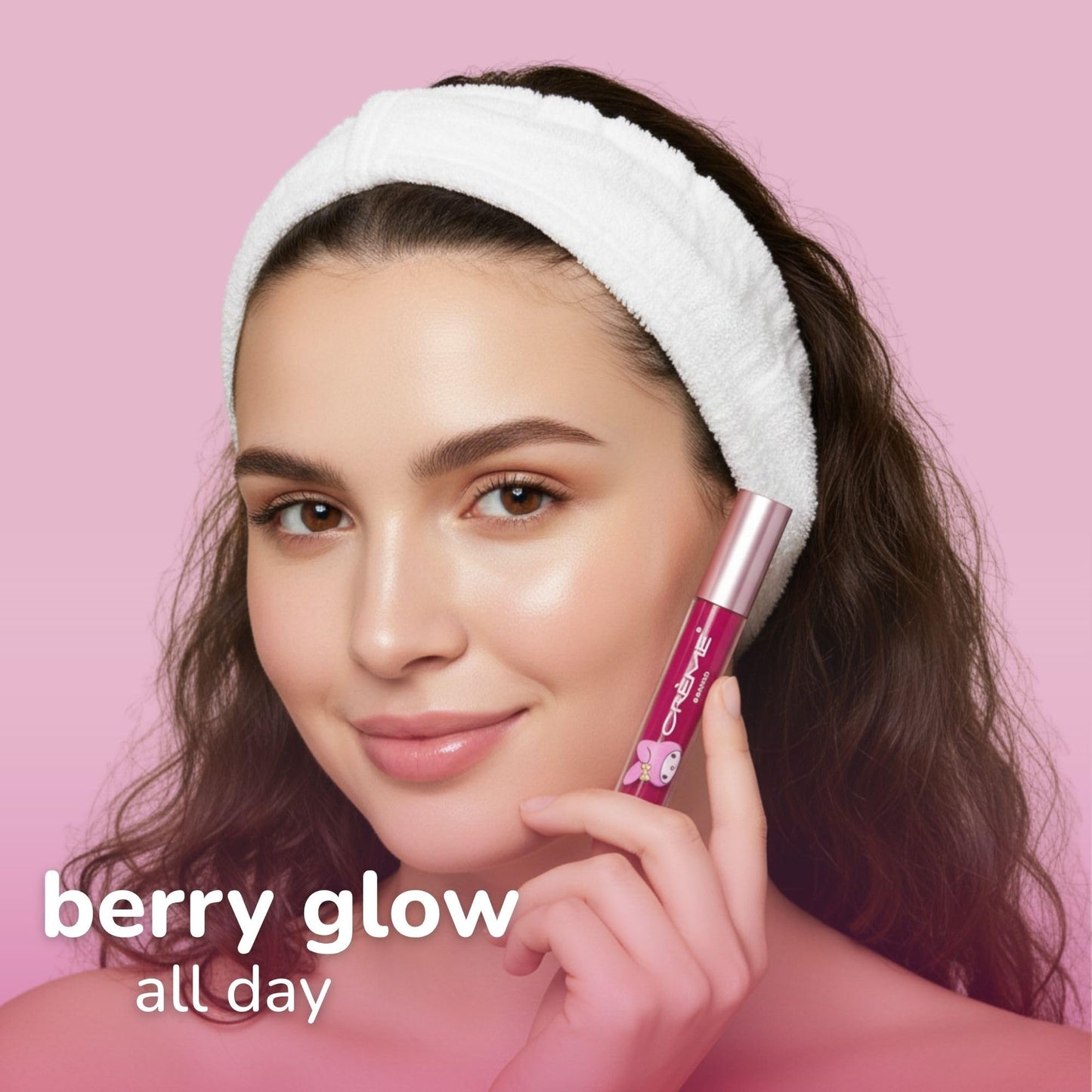 The Crème Shop My Melody Juice Tint - Lip & Cheek Stain - 12 Hour Lip Tint & Liquid Blush for Cheeks -Long Lasting, Waterproof, Buildable Formula