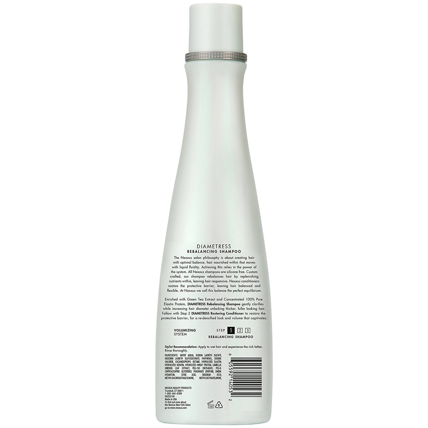 (1) Nexxus DIAMETRESS Shampoo & (1) Nexxus DIAMETRESS Conditioner - 13.5 oz (400 ml) EACH - Volumizing System, for Fine and Flat Hair