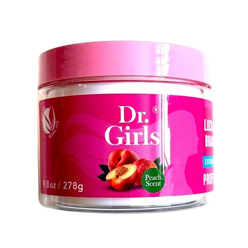Dr Girls Super Grow Loc & Twists Braiding Conditioning Gel/9.8oz/ Extra Mega Hold (Peach)