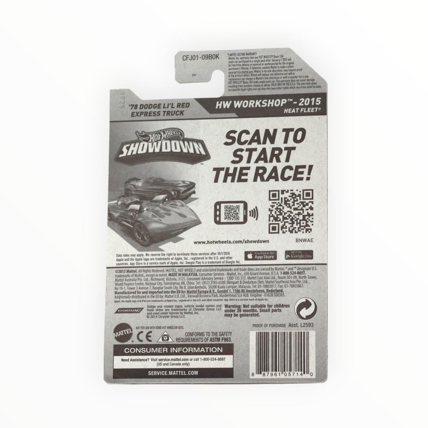 Hot Wheels '78 Dodge Li'l Red Express Truck, HW Workshop 215/250