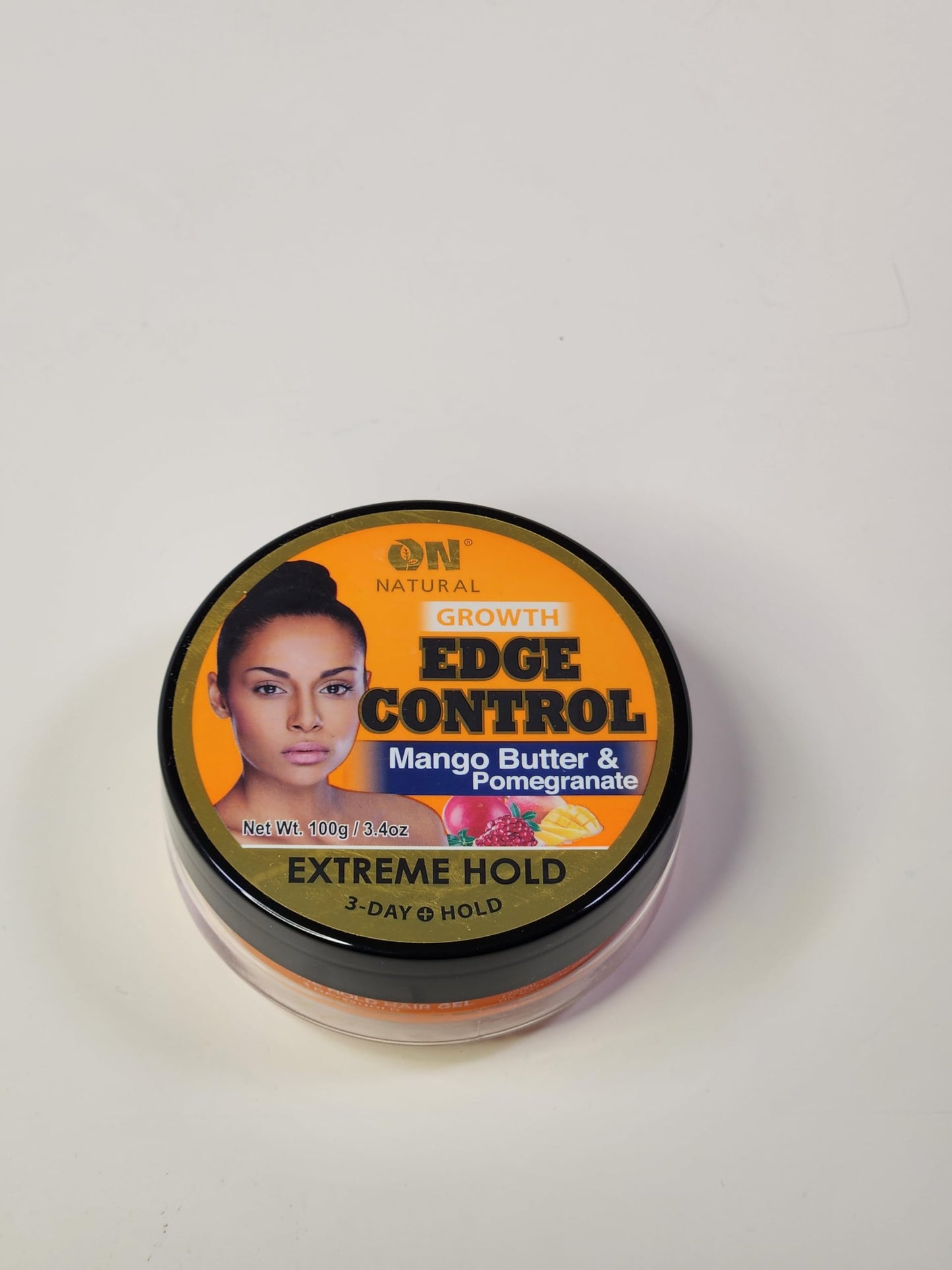 On Natural Edge Control Extreme Hold-Mango Butter and Pomegranate (3.4oz)