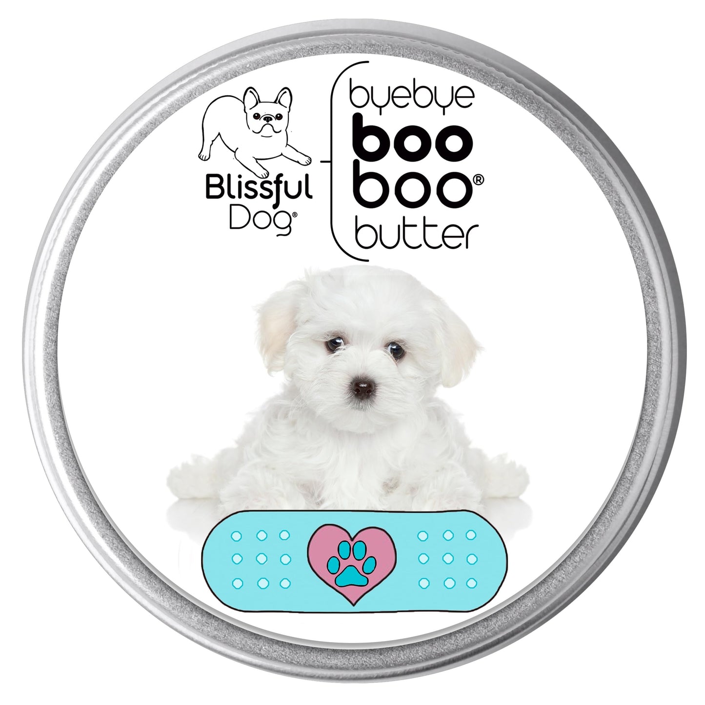 The Blissful Dog 2 oz TIN Maltese Booboo Butter Beauty and Personal Care The Blissful Dog